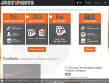 Tablet Screenshot of just1photo.com